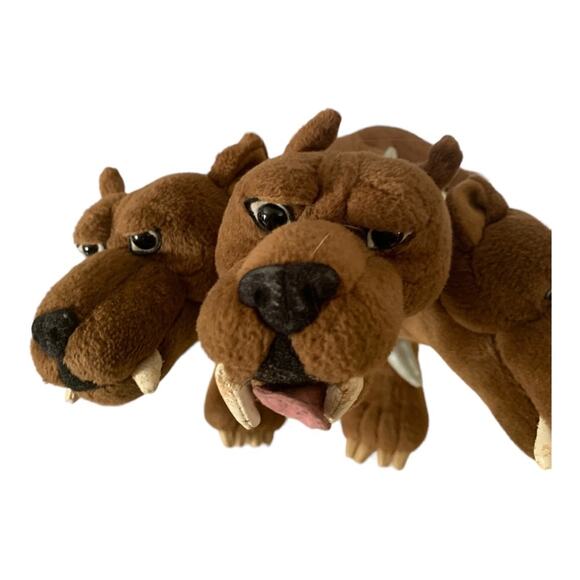 Harry Potter Fluffy stuffed animal plush three headed dog cool creepy wizard - Picture 5 of 8